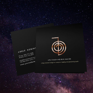 Reiki Master Life Coach Vierkante Visitekaartje