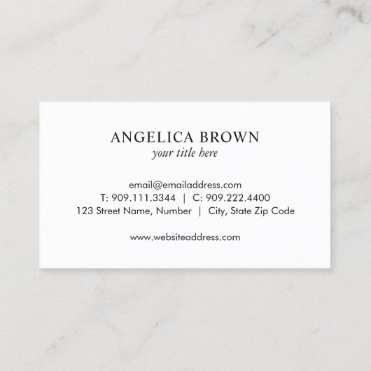 Reiki Master met Chakras Visitekaartje (Achterkant)