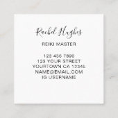 Reiki Master Minimal Visitekaartje (Achterkant)