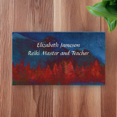 Reiki Master n Teacher Trees Bergen Waterverf Visitekaartje