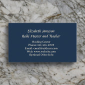 Reiki Master n Teacher Trees Bergen Waterverf Visitekaartje