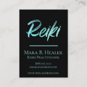 ** Reiki Master of Practitioner Energy Healer Visitekaartje (Voorkant)