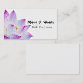 Reiki Master of Practitioner Light Fled Business Visitekaartje (Voorkant / Achterkant)