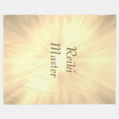 Reiki Master-ontwerp Fleece Deken (Voorkant (Horizontaal))