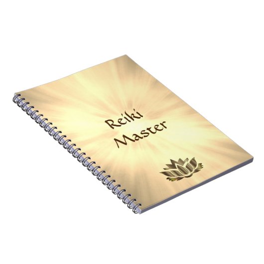 Reiki Master-ontwerp Notitieboek (Rechterzijde)