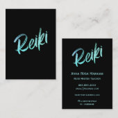 ** Reiki Master Practitioner Healing Energy Visitekaartje (Voorkant / Achterkant)