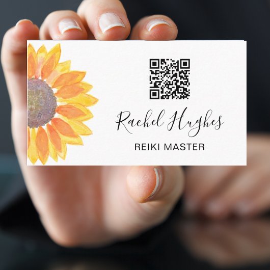 Reiki Master QR-code Visitekaartje