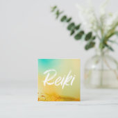 *~* Reiki Master Reiki Practitioner Energy Healer Vierkante Visitekaartje (Staand voorkant)