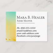 *~* Reiki Master Reiki Practitioner Energy Healer Visitekaartje (Achterkant)