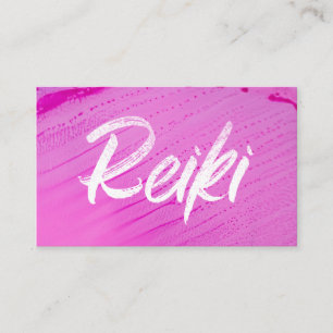 *~* Reiki Master Reiki Praktische Healing Energy Visitekaartje