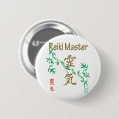 Reiki Master Ronde Button 5,7 Cm (Voorkant /achterkant)
