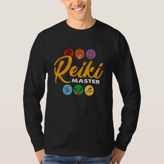 Reiki Master Spirituele genezer houdt van energie  T-shirt (Voorkant)