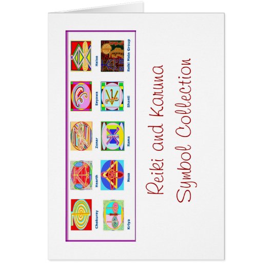 Reiki Master Tools - Symbolen in Giveaways (Voorkant)