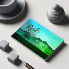 Reiki Master Yoga Instructor Cadeaubon Kaart Kortingskaartje