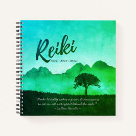 Reiki Master Yoga Mediation instructor Citaten Notitieboek