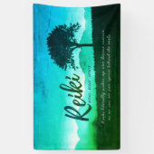 Reiki Master Yoga Mediation instructor Citaten Spandoek (Verticaal)