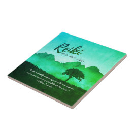 Reiki Master Yoga Mediation instructor Citaten Tegeltje