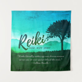 Reiki Master Yoga Mediation instructor Citaten Wandkleed