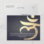 Reiki Master Yoga Mediation Quote Chakra Sign Briefkaart (Voorkant / Achterkant)