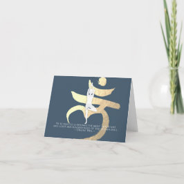 Reiki Master Yoga Mediation Quote Chakra Sign Kaart
