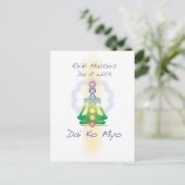 Reiki Masters doen het met Dai Ko Myo Briefkaart (Staand voorkant)