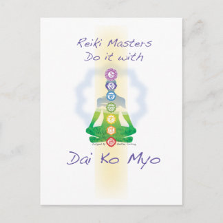 Reiki Masters doen het met Dai Ko Myo Briefkaart