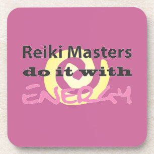 Reiki Masters doen het met energie Drankjes Onderzetter