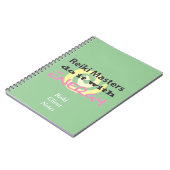 Reiki Masters doen het met energie Notitieboek (Linkerzijde)