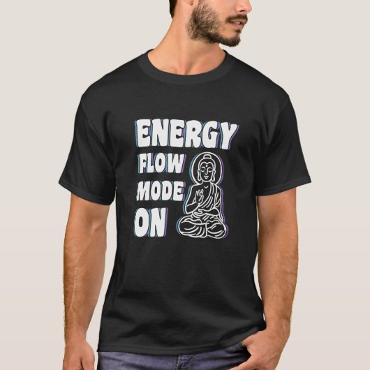 reiki-meester en energieverdiener ontwerpen grappi t-shirt (Voorkant)