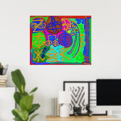 REIKI n KARUNA HEALING SIGNS Poster (Thuiskantoor)