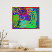 REIKI n KARUNA HEALING SIGNS Poster (Keuken)