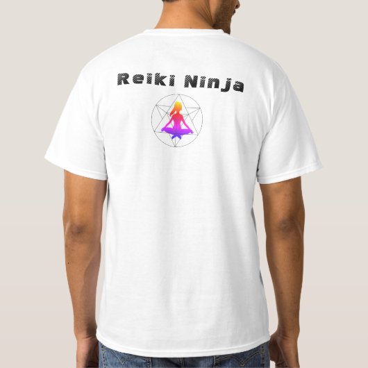Reiki Ninja Human Activator 4 T-shirt (Achterkant)