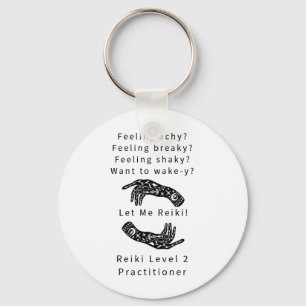 Reiki Niveau 2 Praktijkzaal en handen Sleutelhanger