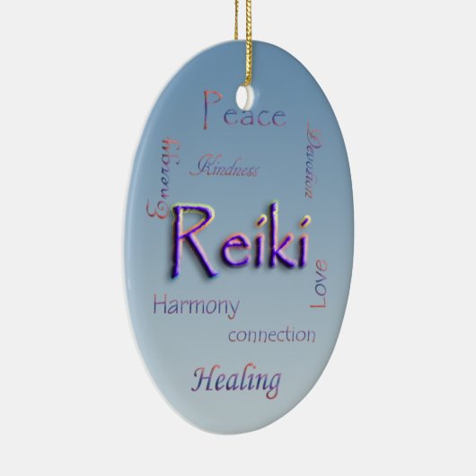 Reiki Oval Ornament (Rechts)