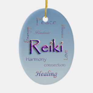 Reiki Oval Ornament