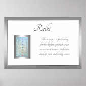 Reiki Poem Art-ontwerp Poster (Voorkant)