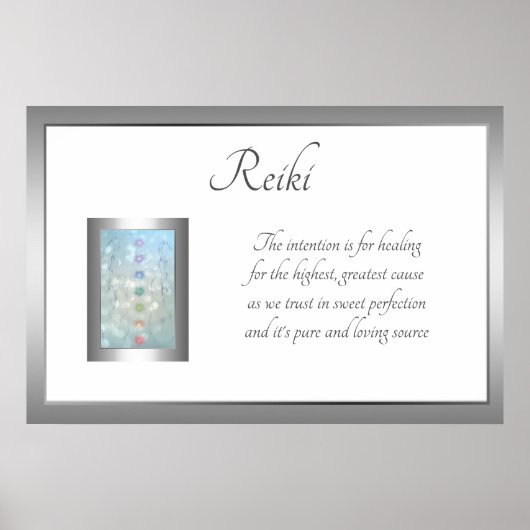 Reiki Poem Art-ontwerp Poster (Voorkant)