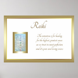 Reiki Poem Art-ontwerp Poster