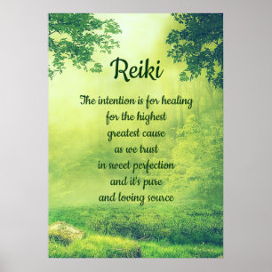 Reiki Poem Poster