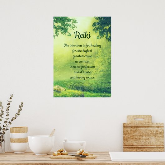 Reiki Poem Poster (Keuken)