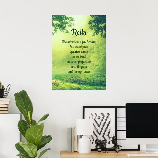Reiki Poem Poster (Thuiskantoor)