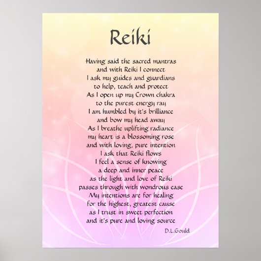 Reiki Poster (Voorkant)