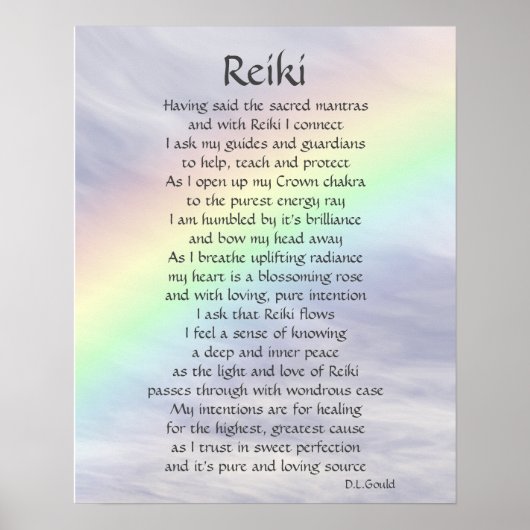 Reiki Poster (Voorkant)