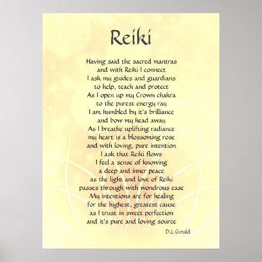 Reiki Poster (Voorkant)