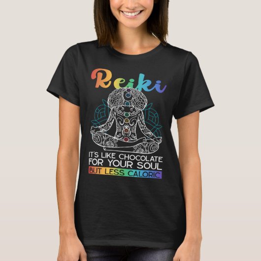 Reiki Practitioner And Lightworker Energy Healer T-shirt (Voorkant)