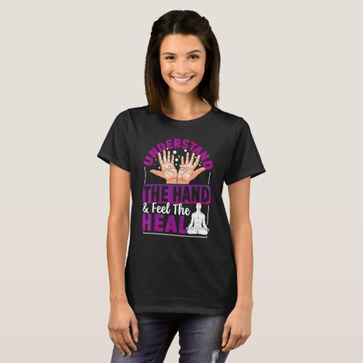 Reiki Practitioner for an Energy Healer T-shirt (Voorkant volledig)