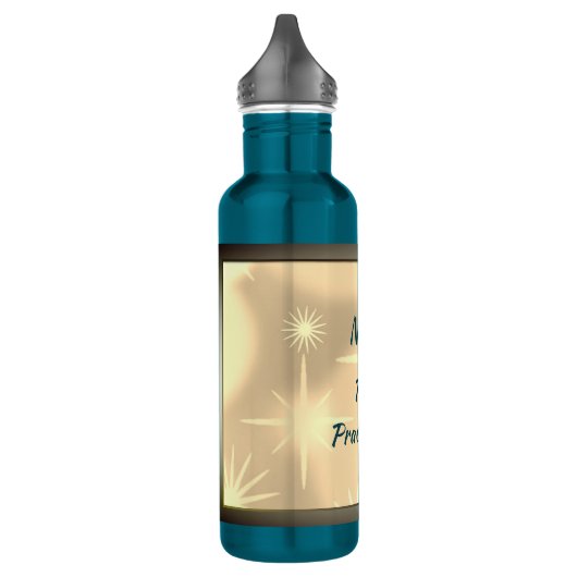 Reiki Practitioner gepersonaliseerd Waterfles (Links)