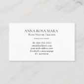 *~* Reiki Practitioner of Master Energy Healer Visitekaartje (Achterkant)