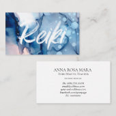 *~* Reiki Practitioner of Master Energy Healer Visitekaartje (Voorkant / Achterkant)