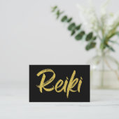 *~* Reiki Practitioner of Master Energy Healer Visitekaartje (Staand voorkant)